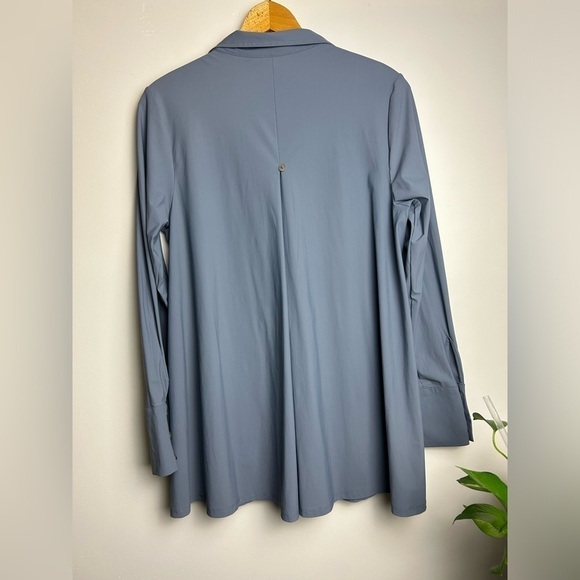 Marla Wynne nylon Spandex Stretchy Outdoor Hiking Button down Top blouse size S - Picture 2 of 10